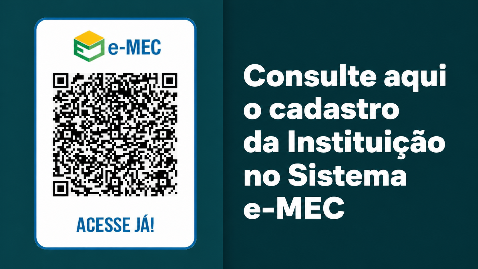 Consulta da instituição no sistema e-MEC